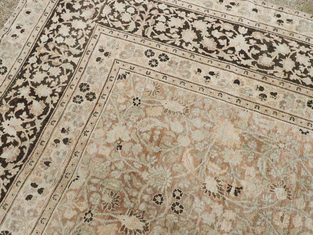ANtique Persian Mashad Carpet, No.17550 - Galerie Shabab