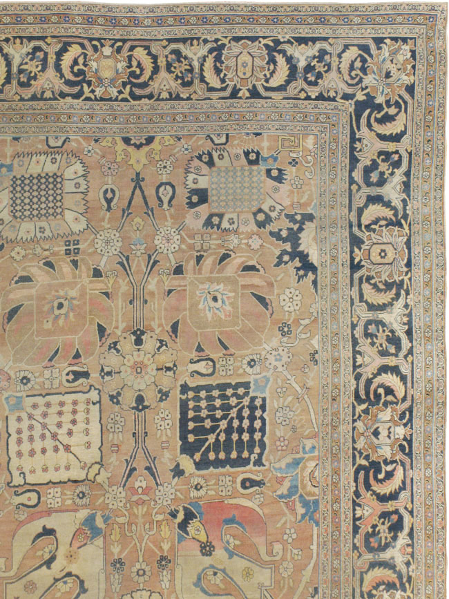 Antique Persian Tabriz Hagi Jalili Carpet, No.17551 - Galerie Shabab