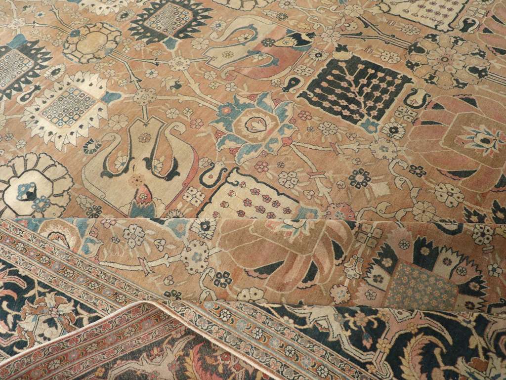 Antique Persian Tabriz Hagi Jalili Carpet, No.17551 - Galerie Shabab