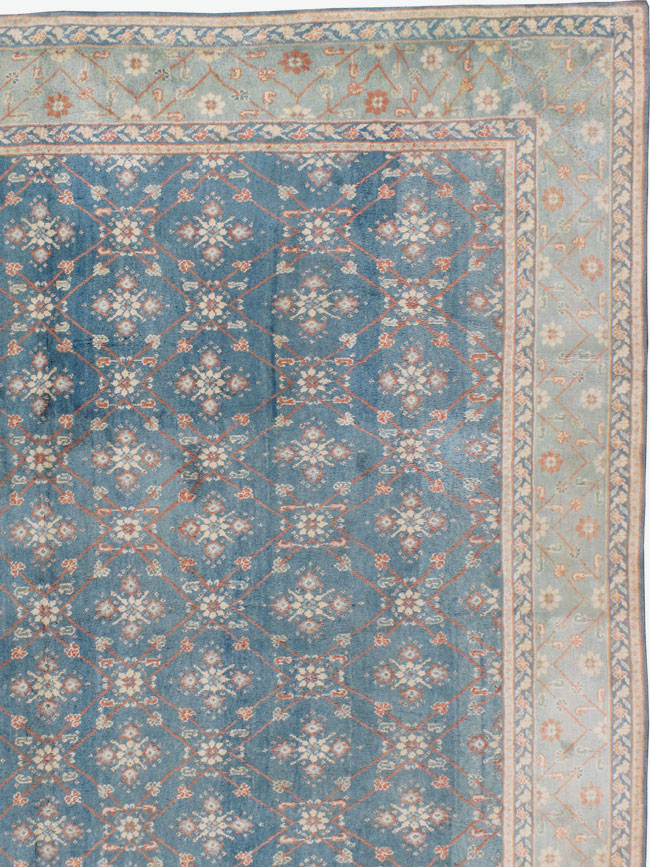 Vintage Indian Cotton Agra Carpet, No.17554 - Galerie Shabab