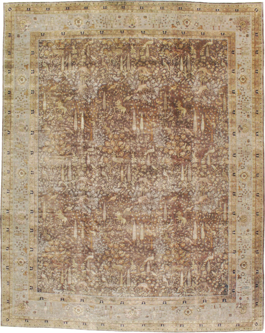 Vintage Indian Lahore Carpet, No.17557 - Galerie Shabab