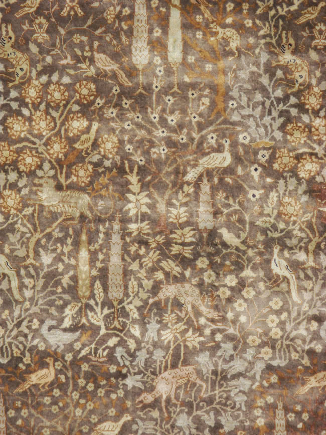 Vintage Indian Lahore Carpet, No.17557 - Galerie Shabab