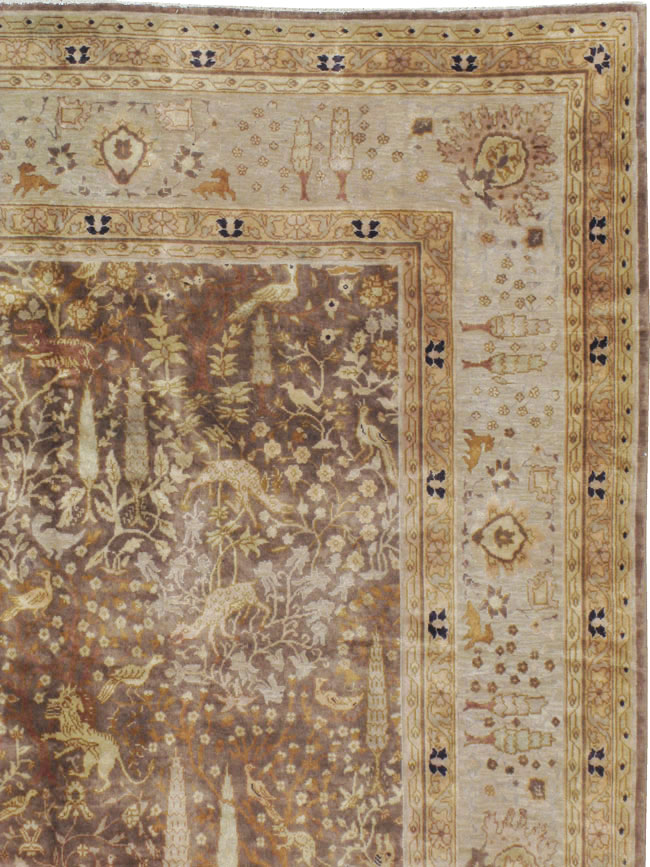 Vintage Indian Lahore Carpet, No.17557 - Galerie Shabab