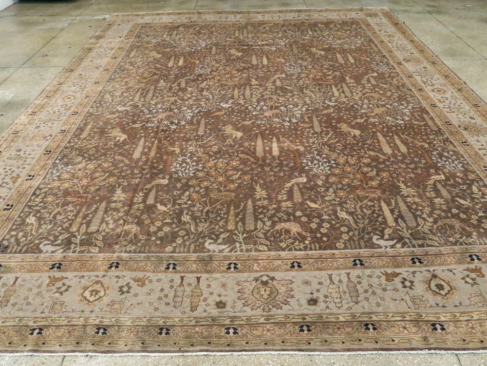 Vintage Indian Lahore Carpet, No.17557 - Galerie Shabab