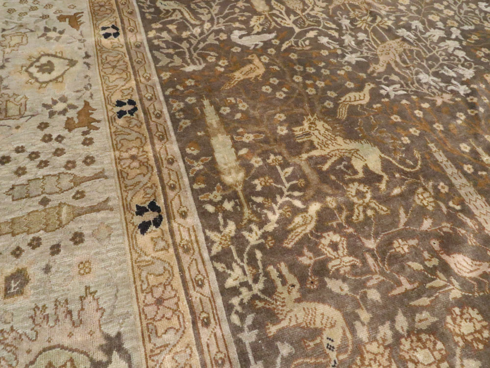 Vintage Indian Lahore Carpet, No.17557 - Galerie Shabab