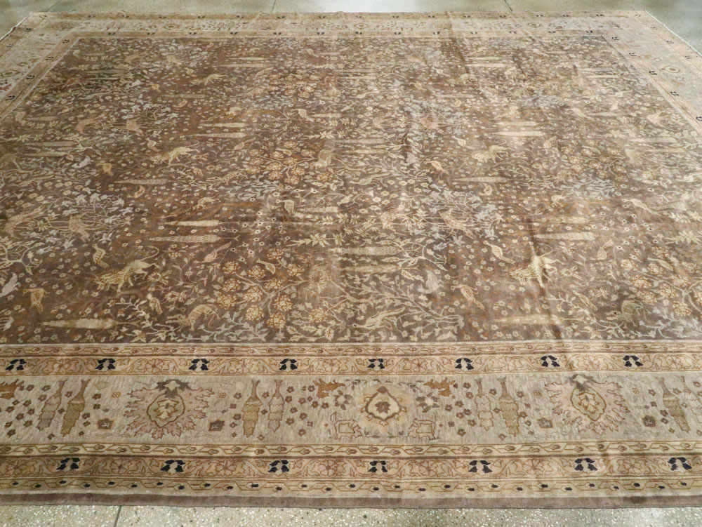 Vintage Indian Lahore Carpet, No.17557 - Galerie Shabab