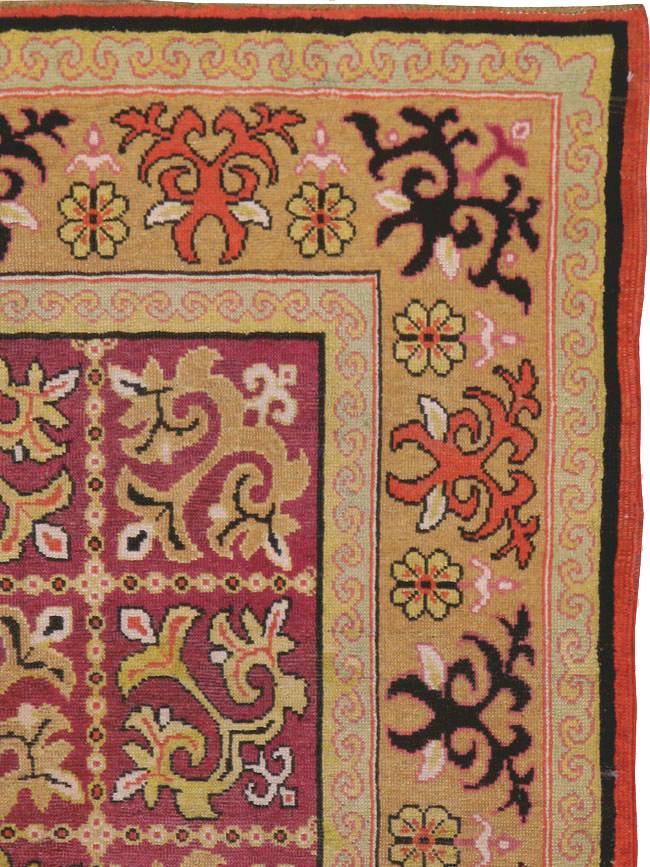 Antique East Turkestan Samarkand Rug, No.17563 - Galerie Shabab