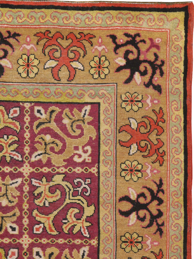 Antique East Turkestan Samarkand Rug, No.17563 - Galerie Shabab