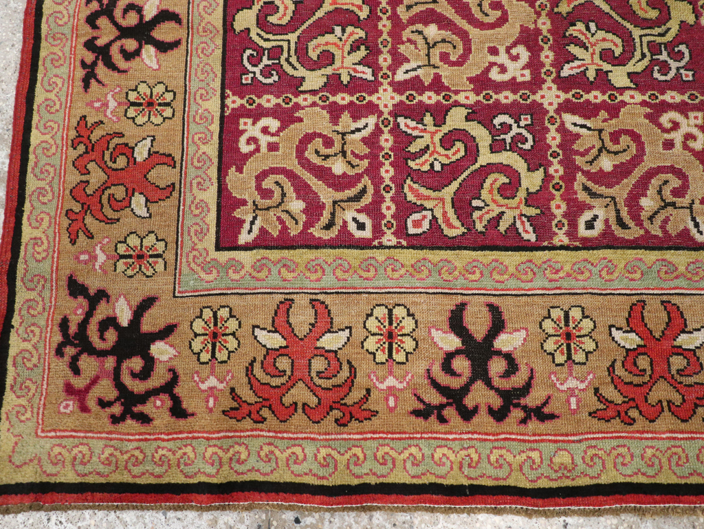 Antique East Turkestan Samarkand Rug, No.17563 - Galerie Shabab