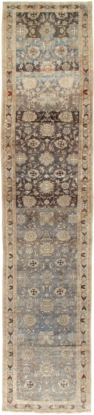 Vintage Persian Malayer Runner, No.17569 - Galerie Shabab