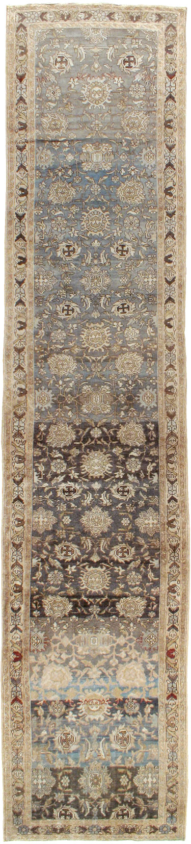 Vintage Persian Malayer Runner, No.17569 - Galerie Shabab