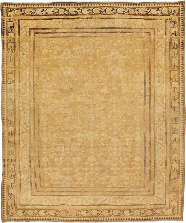 Vintage Persian Malayer Square Rug, No.17573 - Galerie Shabab
