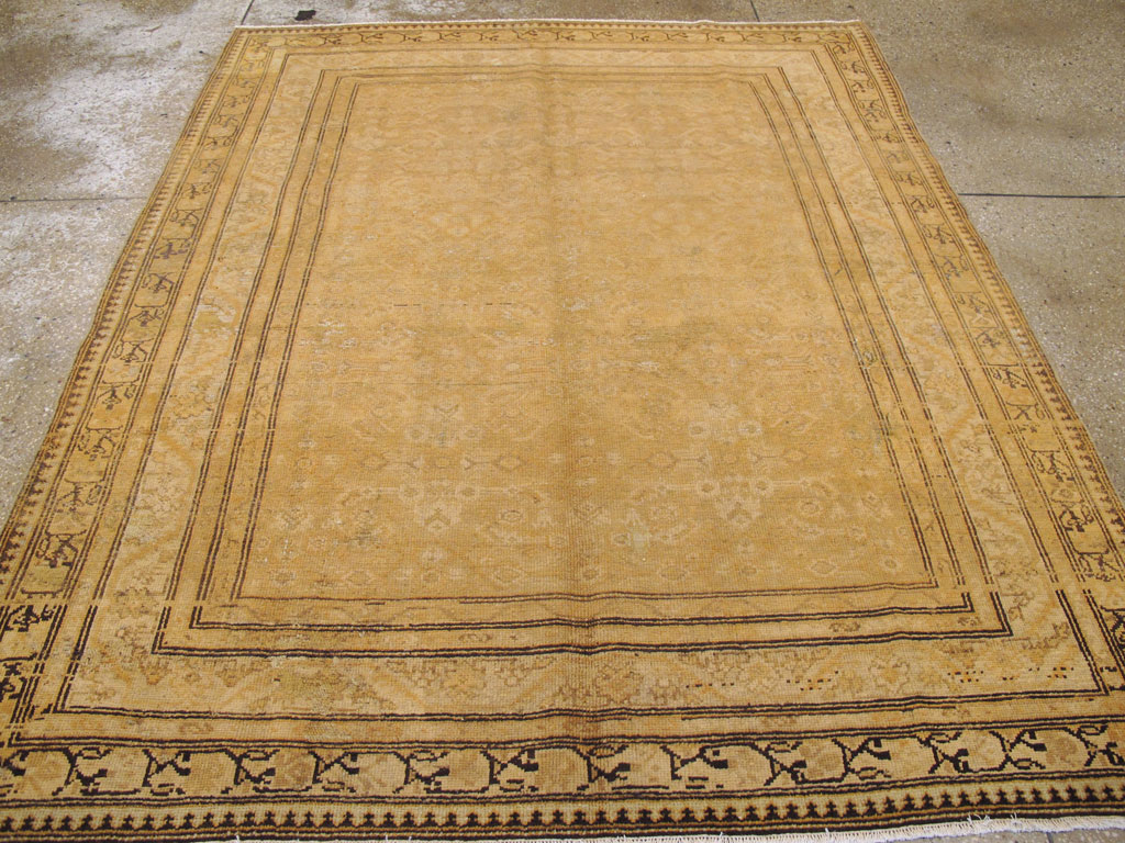 Vintage Persian Malayer Square Rug, No.17573 - Galerie Shabab