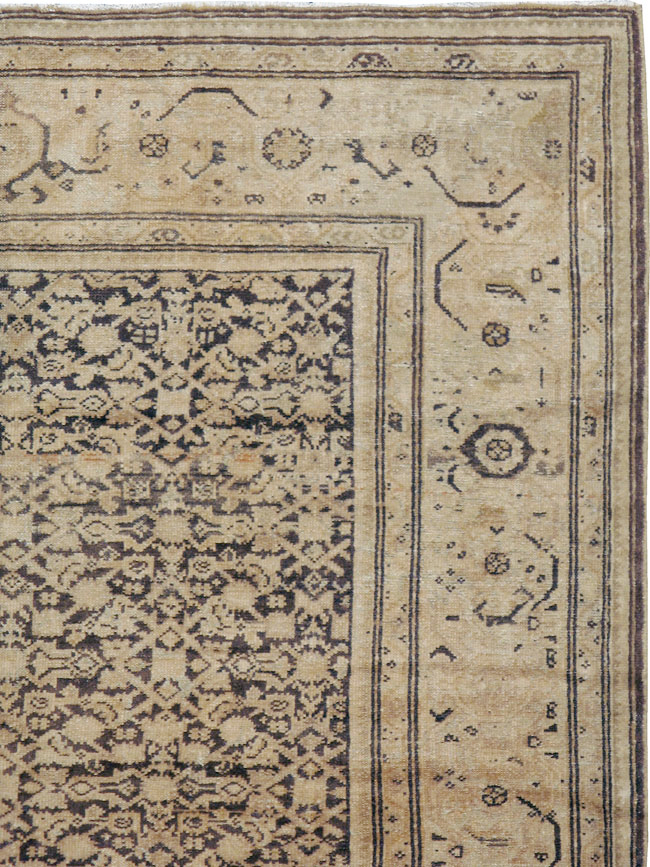 Vintage Persian Malayer Gallery Rug, No.17578 - Galerie Shabab