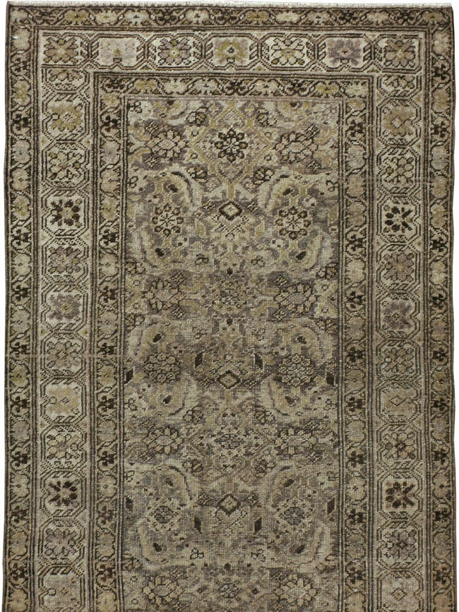 Vintage Persian Malayer Runner, No.17583 - Galerie Shabab