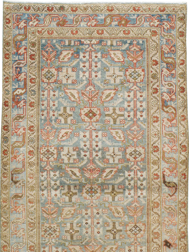 Vintage Persian Malayer Runner, No.17598 - Galerie Shabab