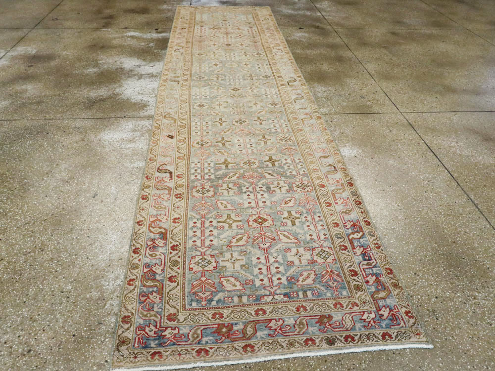 Vintage Persian Malayer Runner, No.17598 - Galerie Shabab