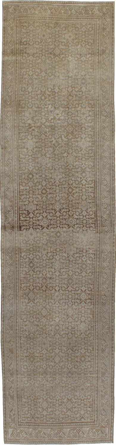 Vintage Persian Malayer Runner, No.17599 - Galerie Shabab