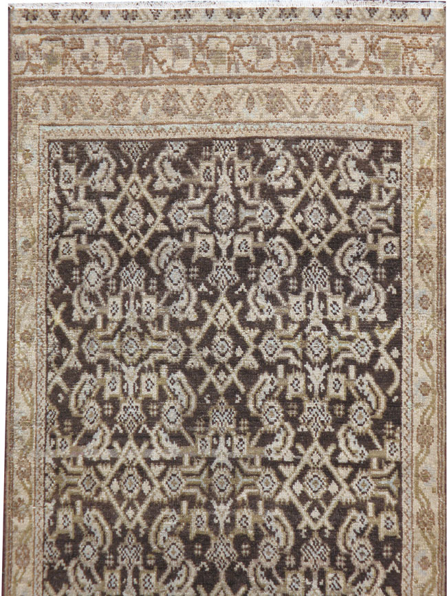 Vintage Persian Malayer Runner, No.17601 - Galerie Shabab