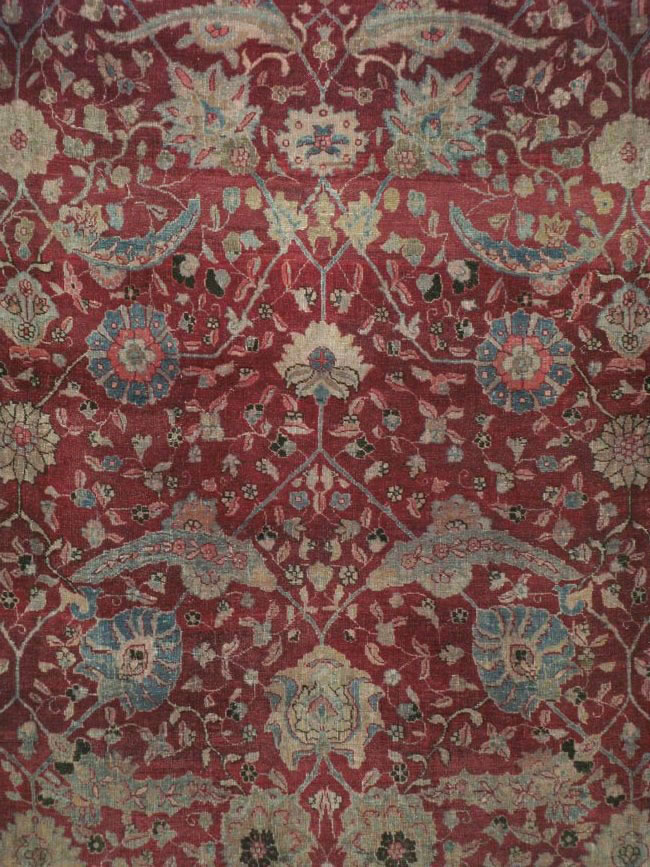 Antique Persian Tabriz Carpet, No.17609 - Galerie Shabab