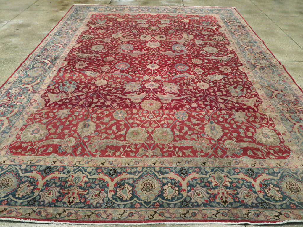Antique Persian Tabriz Carpet, No.17609 - Galerie Shabab