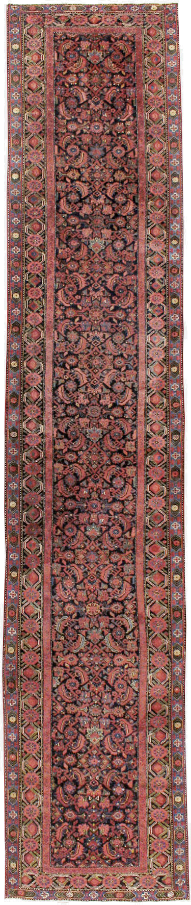 Vintage Persian Malayer Runner, No.17627 - Galerie Shabab