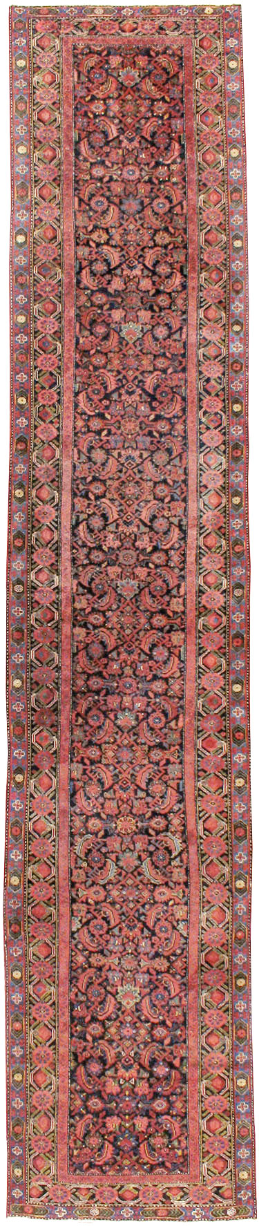 Vintage Persian Malayer Runner, No.17627 - Galerie Shabab