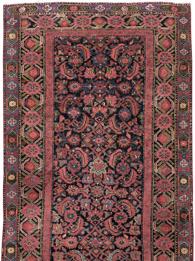 Vintage Persian Malayer Runner, No.17627 - Galerie Shabab