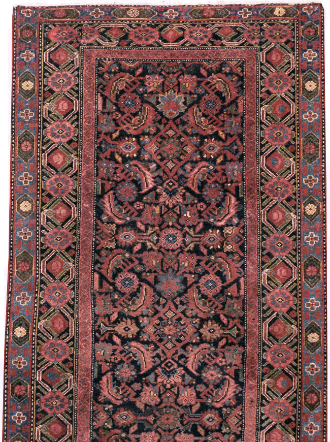 Vintage Persian Malayer Runner, No.17627 - Galerie Shabab