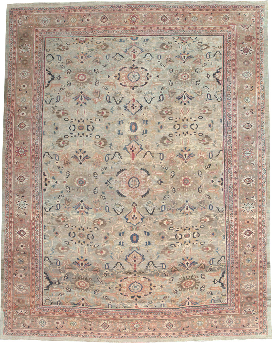 Antique Persian Mahal Carpet, No.17631 - Galerie Shabab