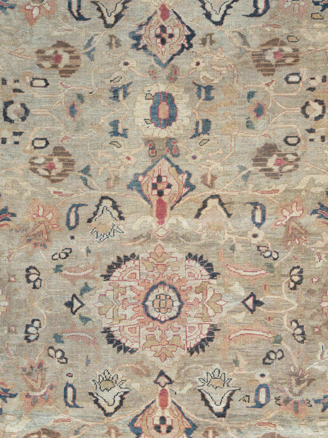Antique Persian Mahal Carpet, No.17631 - Galerie Shabab