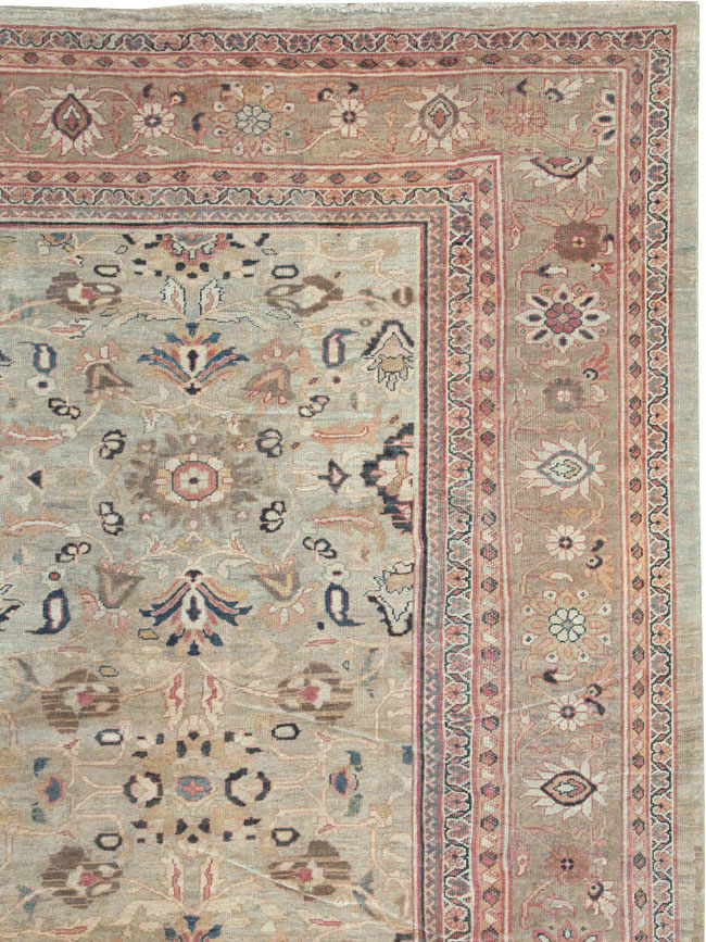 Antique Persian Mahal Carpet, No.17631 - Galerie Shabab