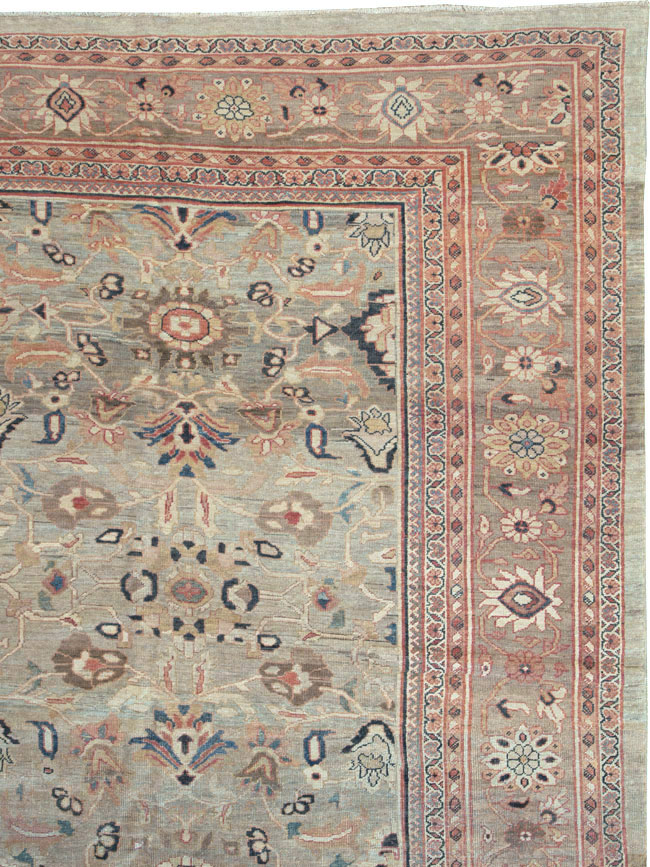 Antique Persian Mahal Carpet, No.17631 - Galerie Shabab