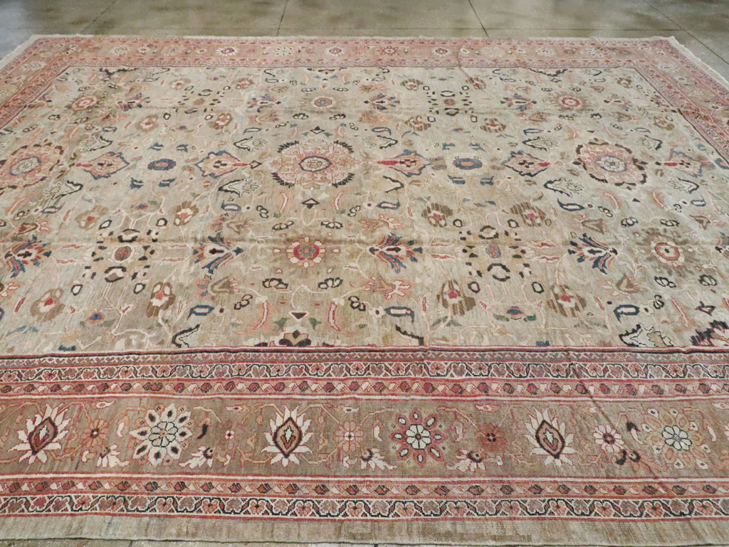 Antique Persian Mahal Carpet, No.17631 - Galerie Shabab