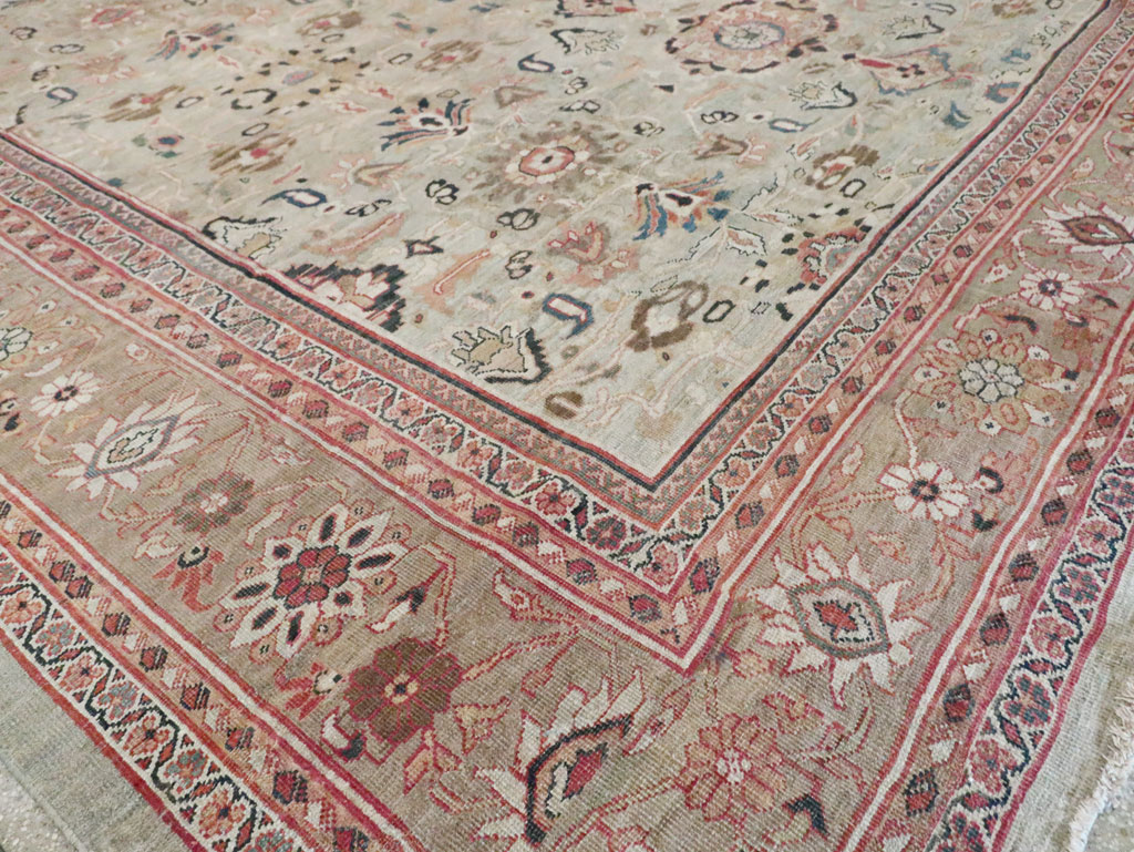 Antique Persian Mahal Carpet, No.17631 - Galerie Shabab
