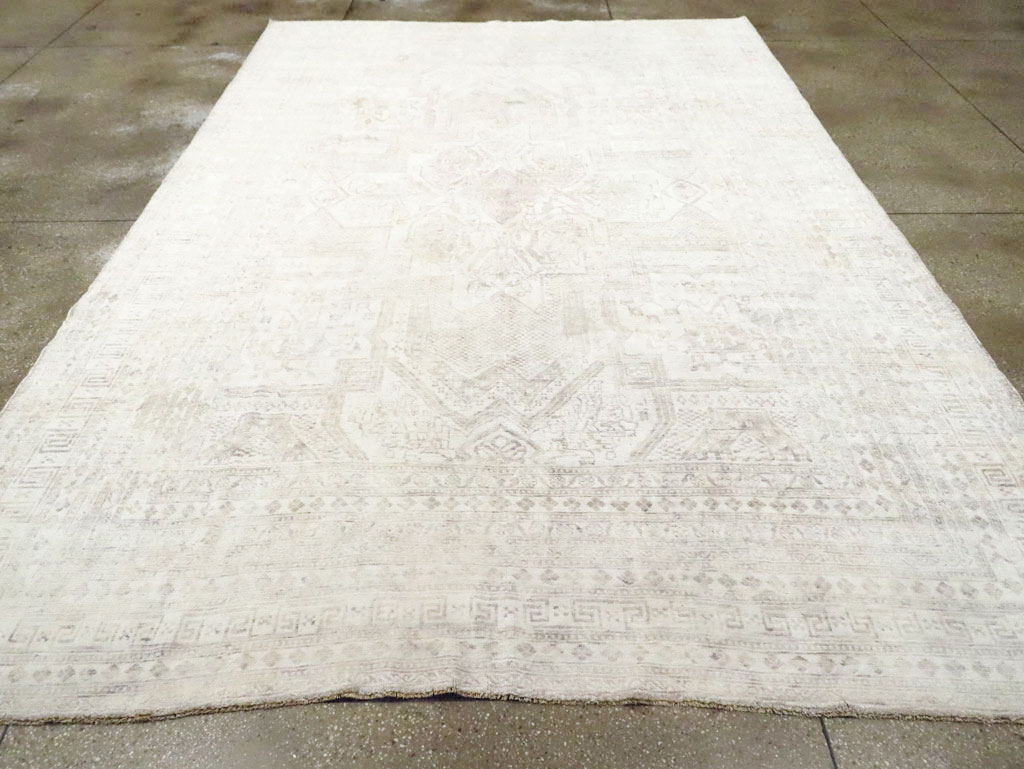 Vintage Cotton Agra Carpet, No.17643 - Galerie Shabab