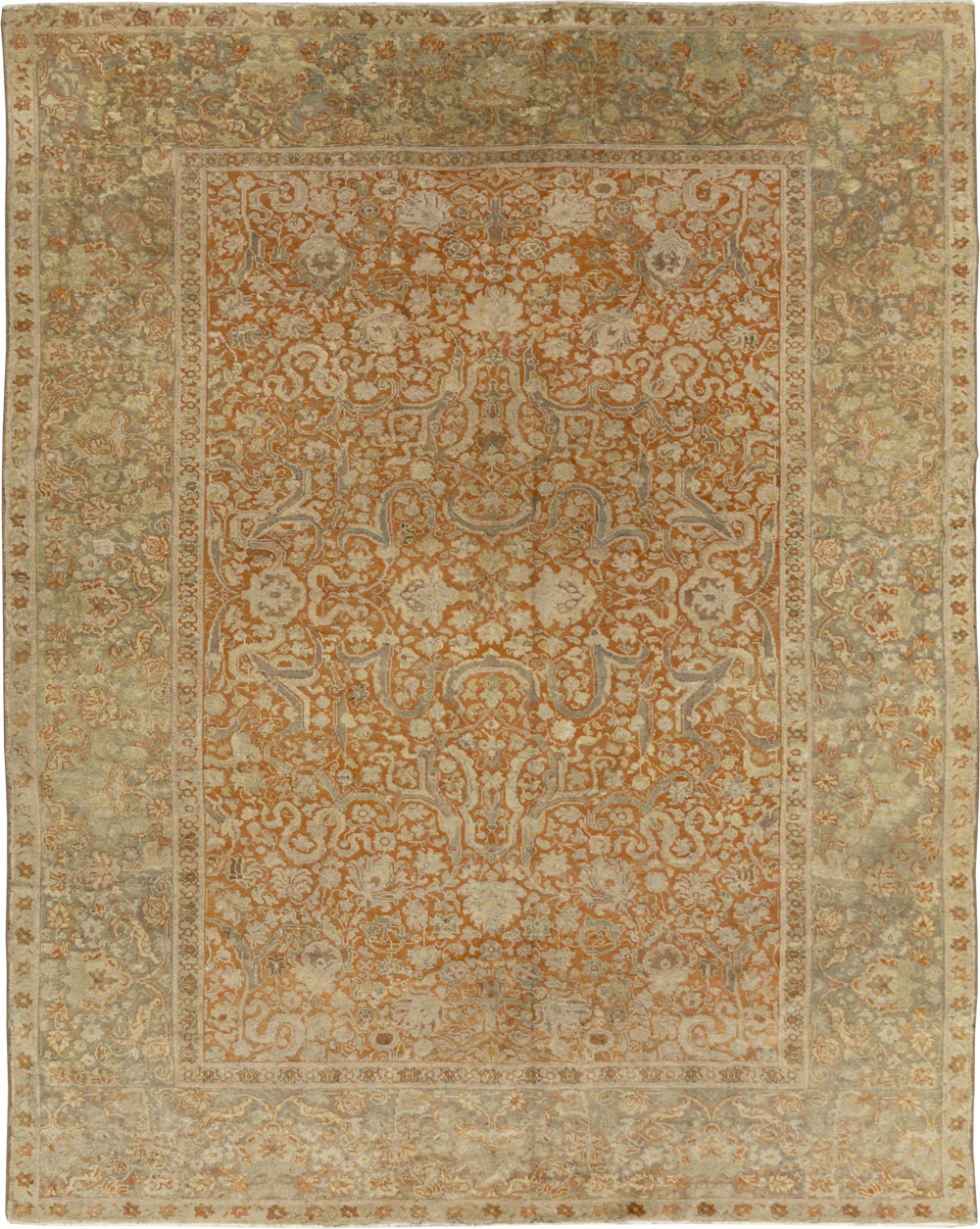 Vintage Turkish Oushak Room Size Carpet, No.17645 - Galerie Shabab