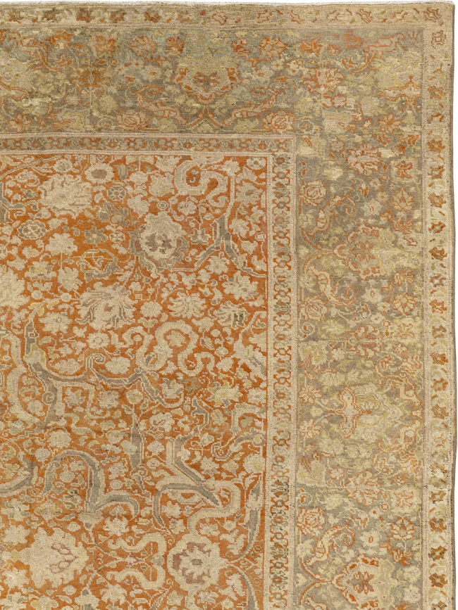 Vintage Turkish Oushak Room Size Carpet, No.17645 - Galerie Shabab