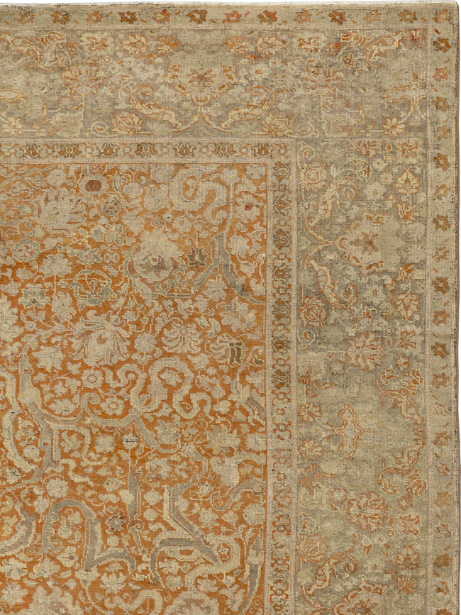 Vintage Turkish Oushak Room Size Carpet, No.17645 - Galerie Shabab