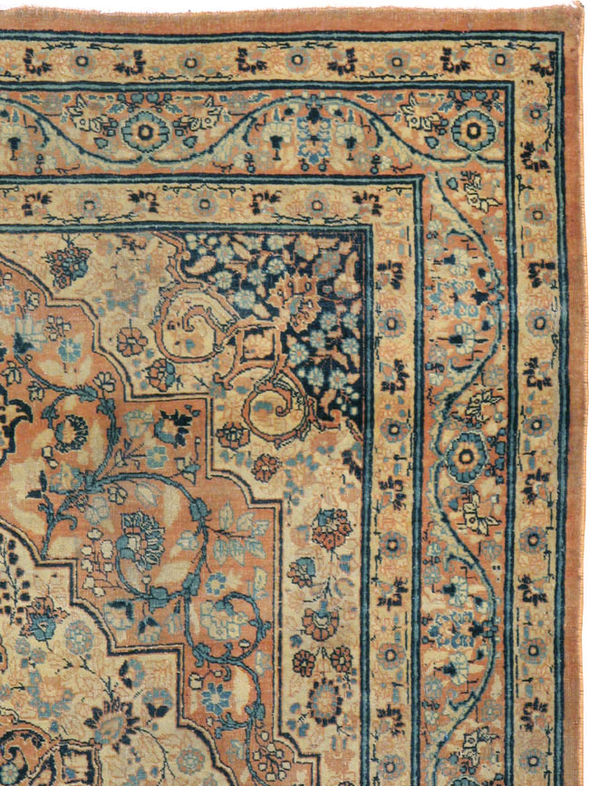 Antique Persian Tabriz Hagi Jalili Rug, No.17655 - Galerie Shabab