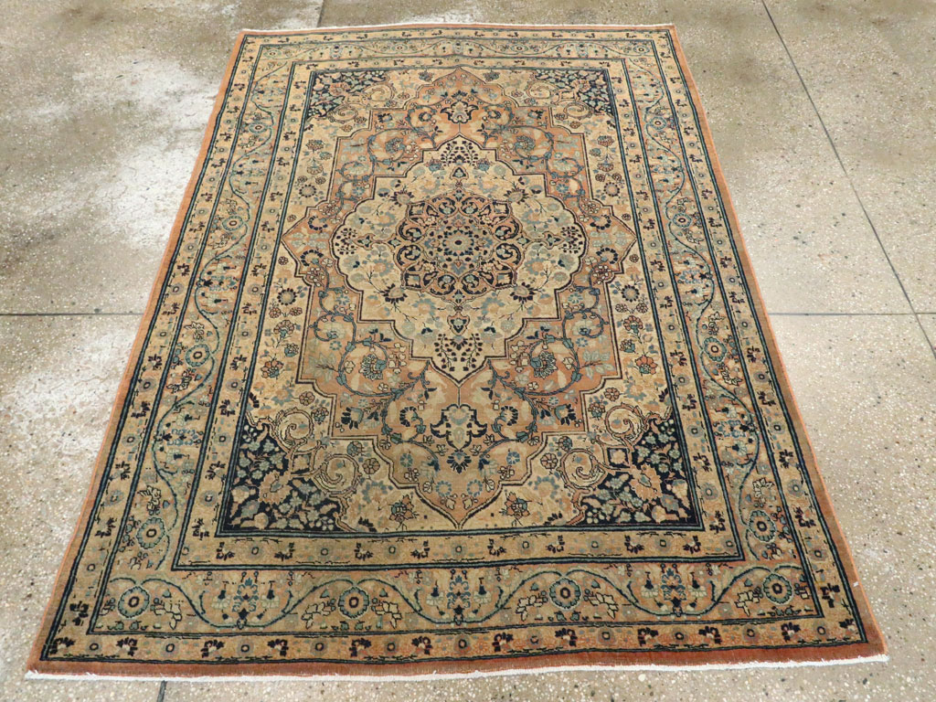 Antique Persian Tabriz Hagi Jalili Rug, No.17655 - Galerie Shabab
