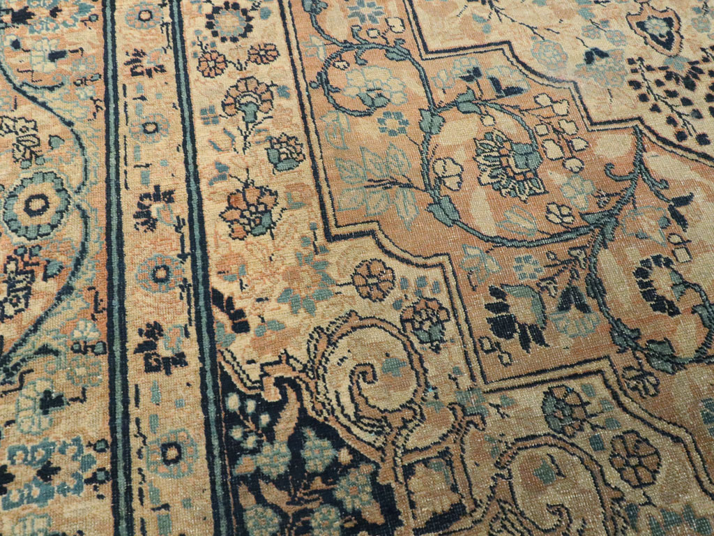 Antique Persian Tabriz Hagi Jalili Rug, No.17655 - Galerie Shabab