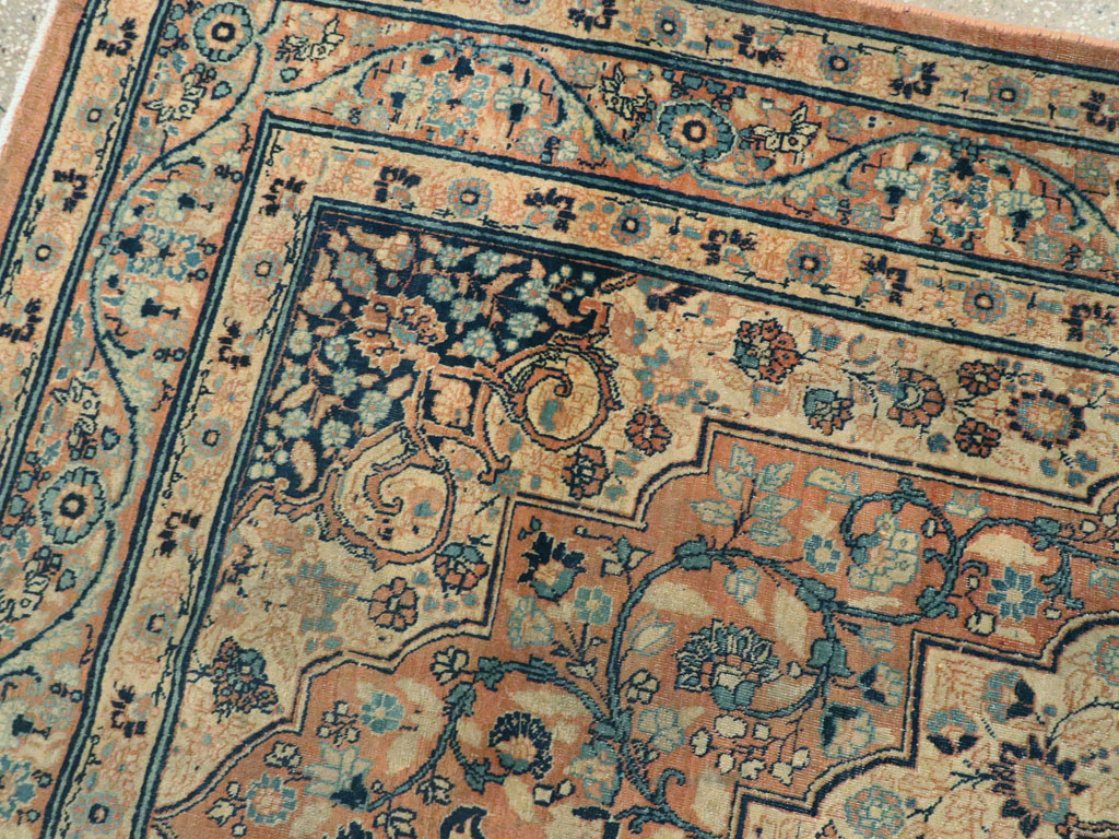 Antique Persian Tabriz Hagi Jalili Rug, No.17655 - Galerie Shabab