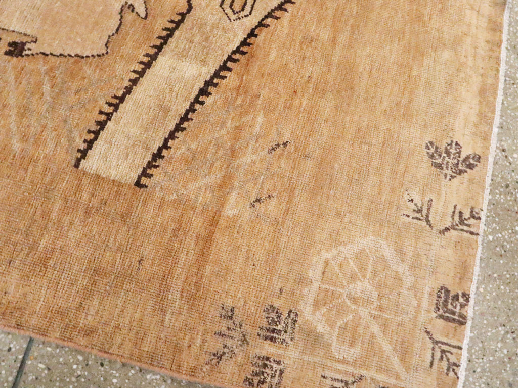 Vintage East Turkestan Khotan Pictorial Rug, No.17658 - Galerie Shabab