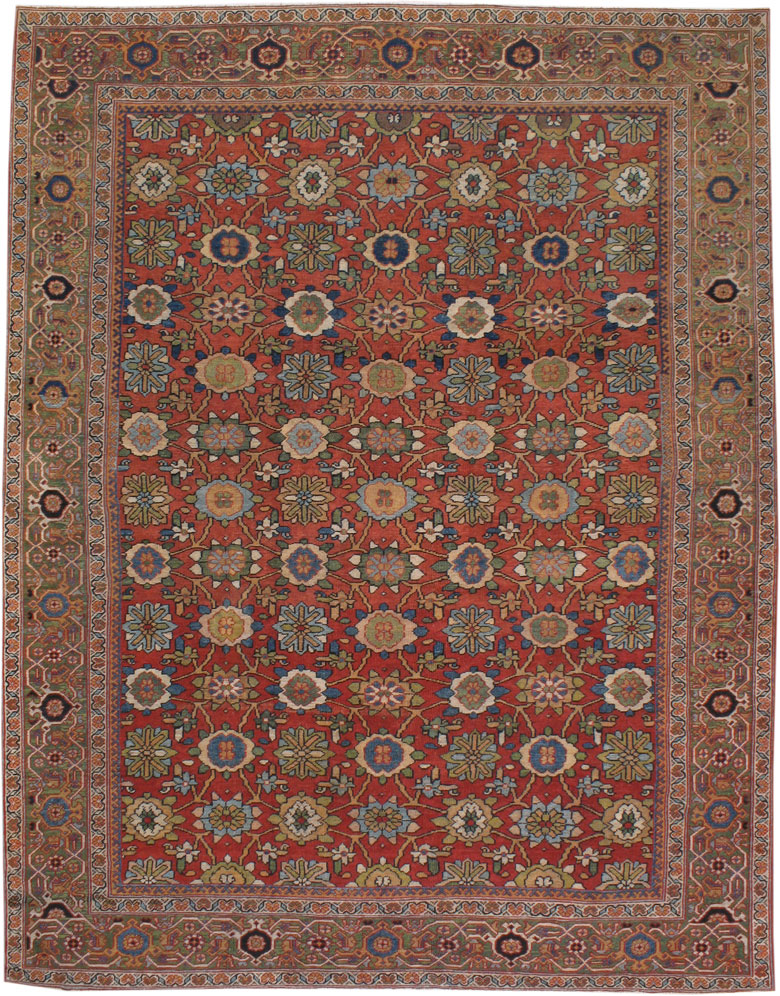 Antique Mahal Carpet, No.17670 - Galerie Shabab