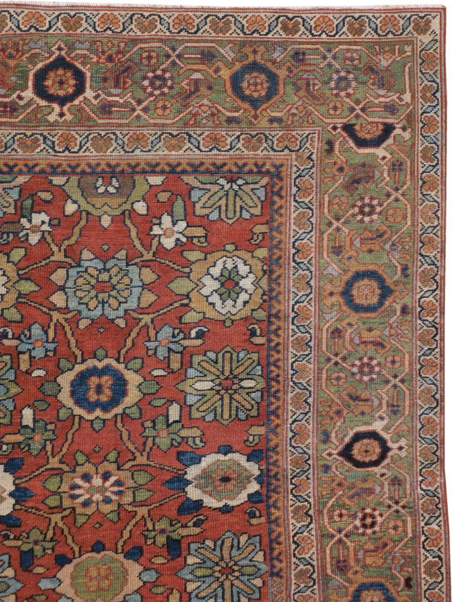 Antique Mahal Carpet, No.17670 - Galerie Shabab