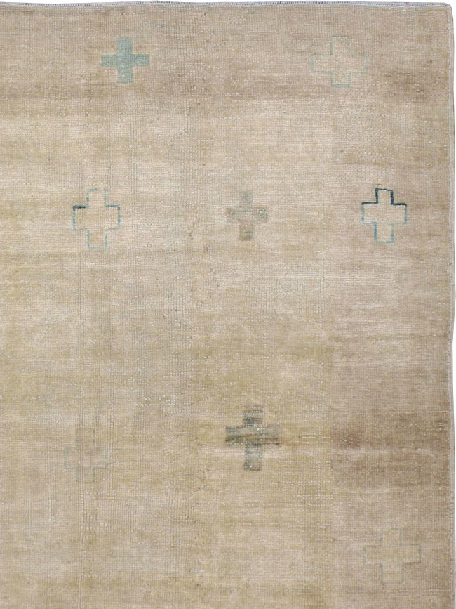 Vintage Turkish Anatolian Deco Carpet, No.17675 - Galerie Shabab