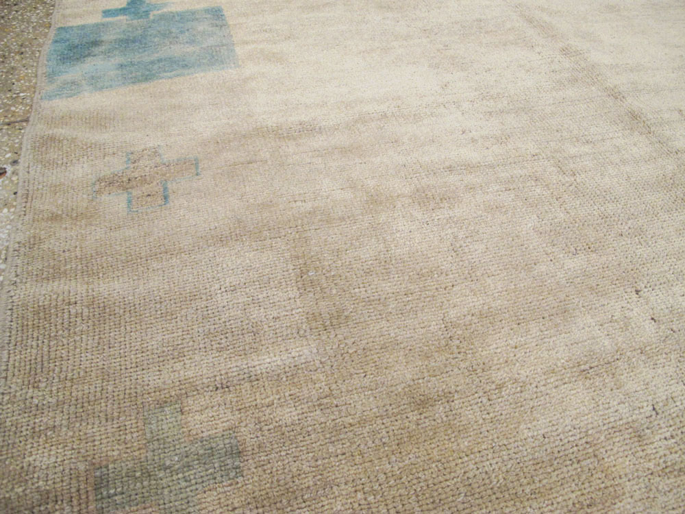 Vintage Turkish Anatolian Deco Carpet, No.17675 - Galerie Shabab