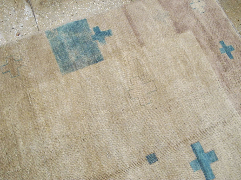 Vintage Turkish Anatolian Deco Carpet, No.17675 - Galerie Shabab