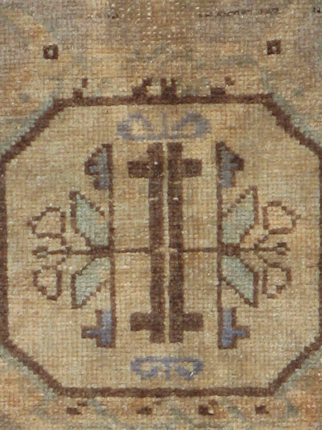 Vintage Turkish Oushak Rug, No.17687 - Galerie Shabab